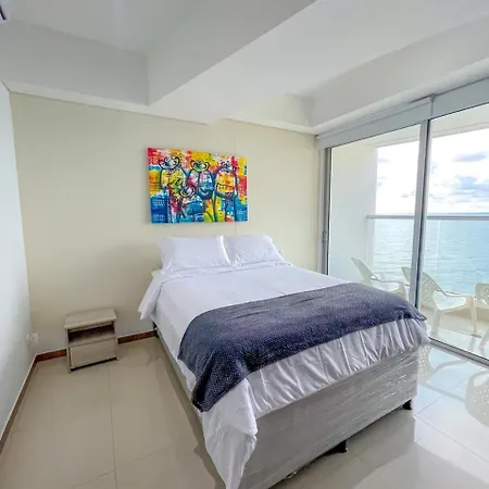 Apartamento Amanecer Frente Al Mar Azul - Descanso 16 Cartagena