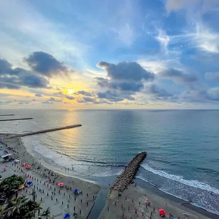 Amanecer Frente Al Mar Azul - Descanso 16 * Cartagena