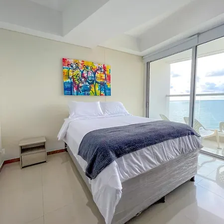 Apartamento Amanecer Frente Al Mar Azul - Descanso 16 Cartagena